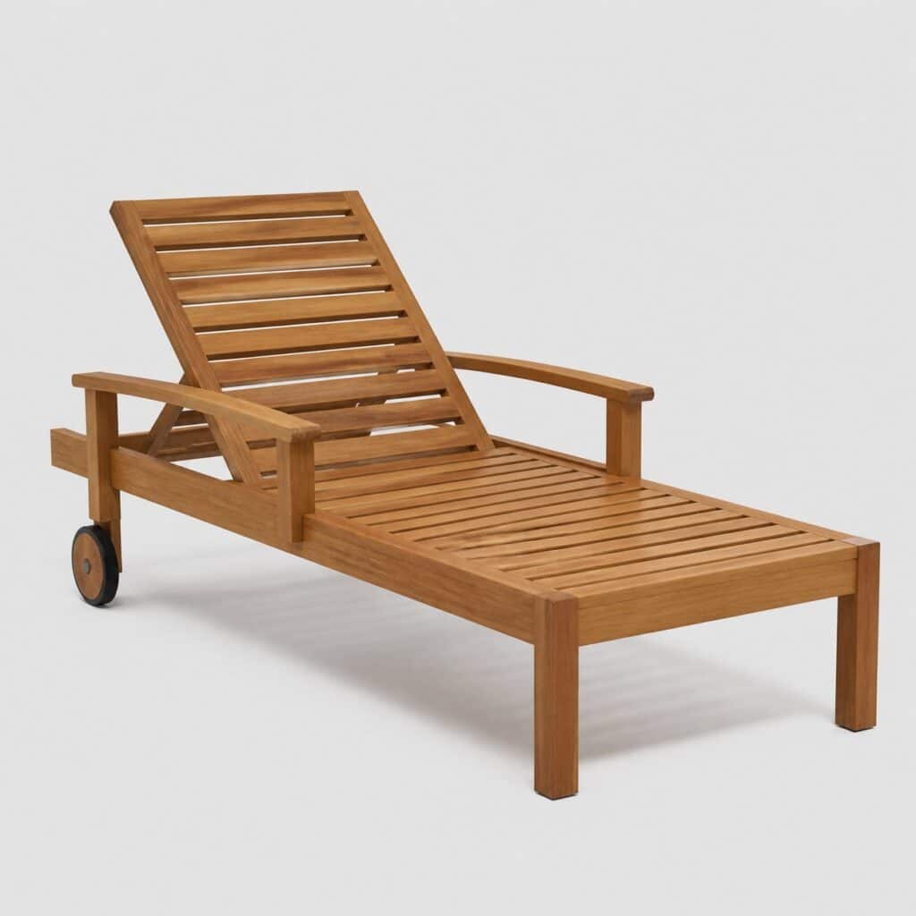 Bain de soleil teck