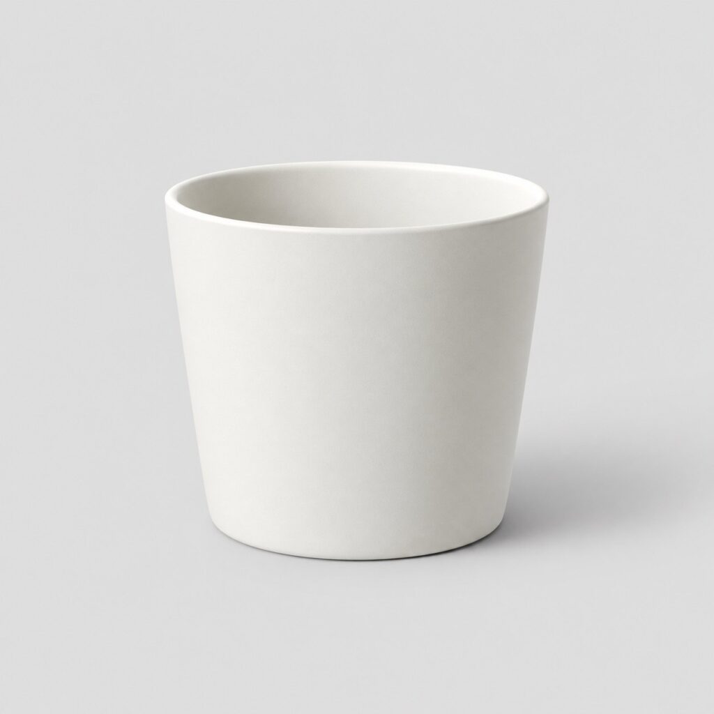 Cache-pot blanc