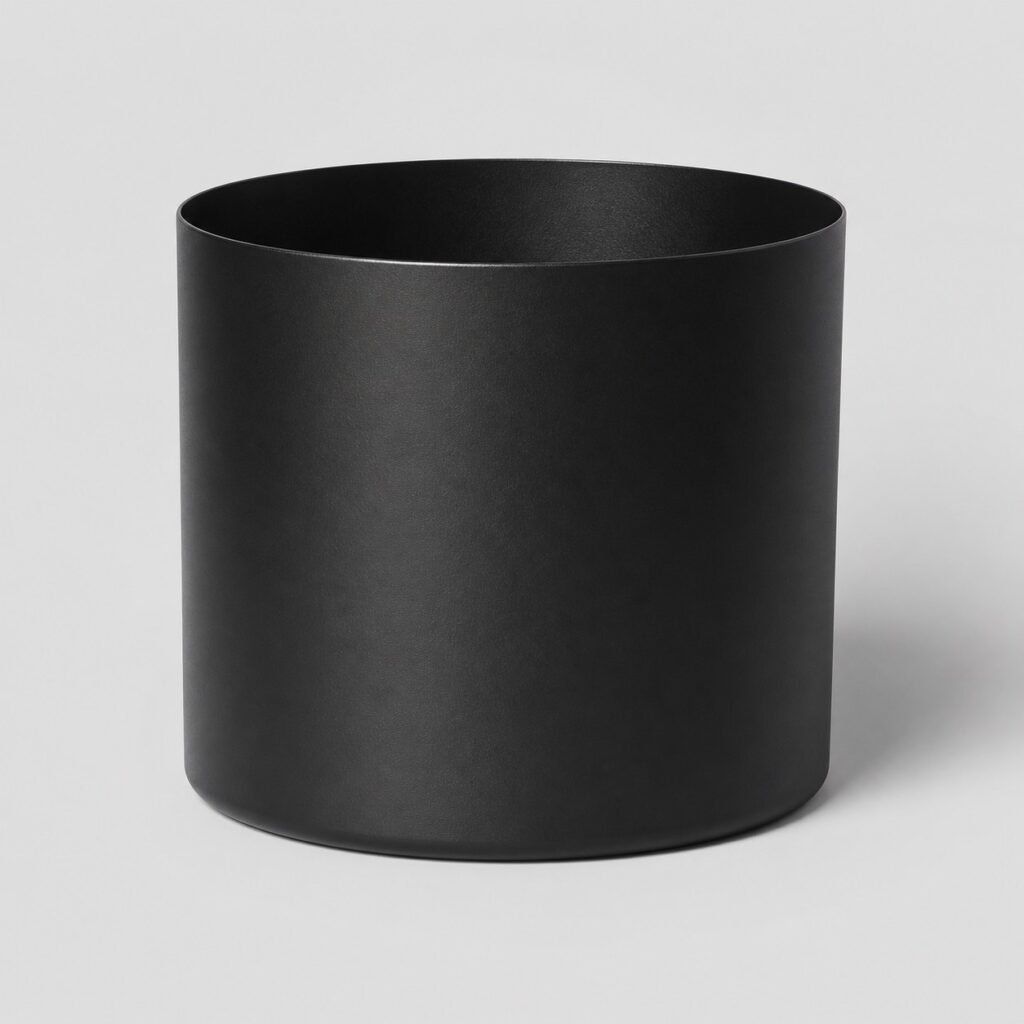 Cache-pot noir