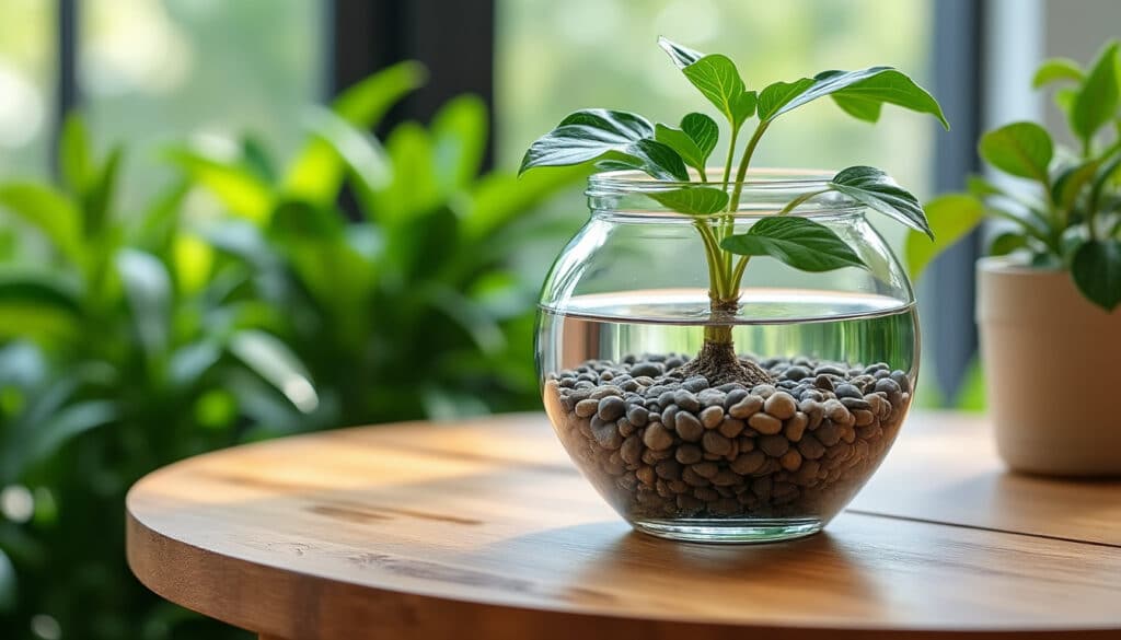 découvrez comment éviter l'eau stagnante dans un cache-pot sans trou grâce à la solution efficace du lit de billes, pour des plantes en meilleure santé.